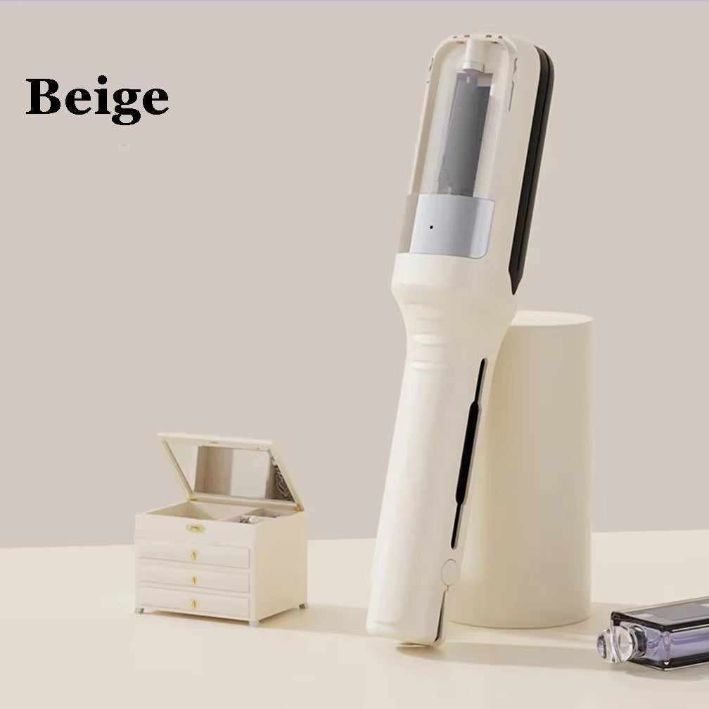 Lisseur de Cheveux Professionnel Beige – Lissage Rapide et Brillance Éclatante