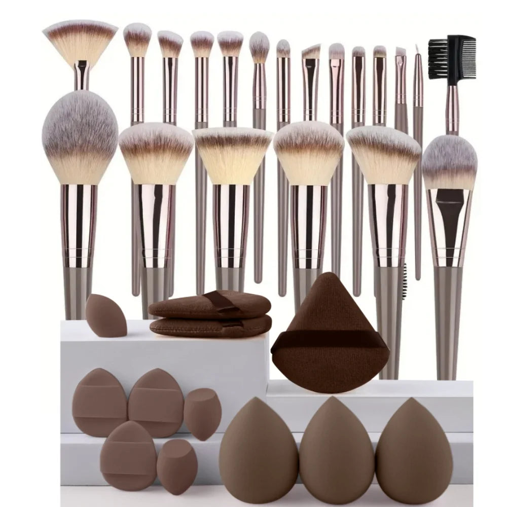 Pinceau de Maquillage Professionnel 3-20Pcs