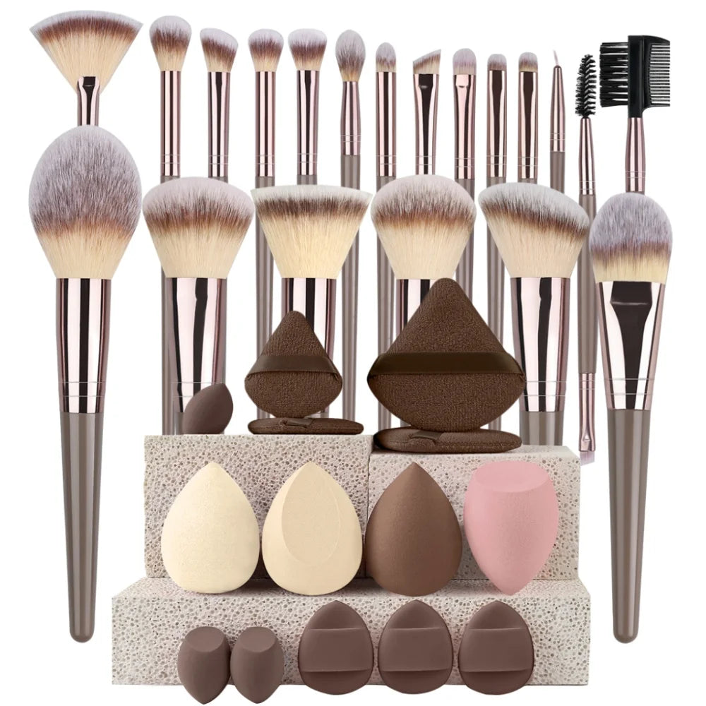 Pinceau de Maquillage Professionnel 3-20Pcs