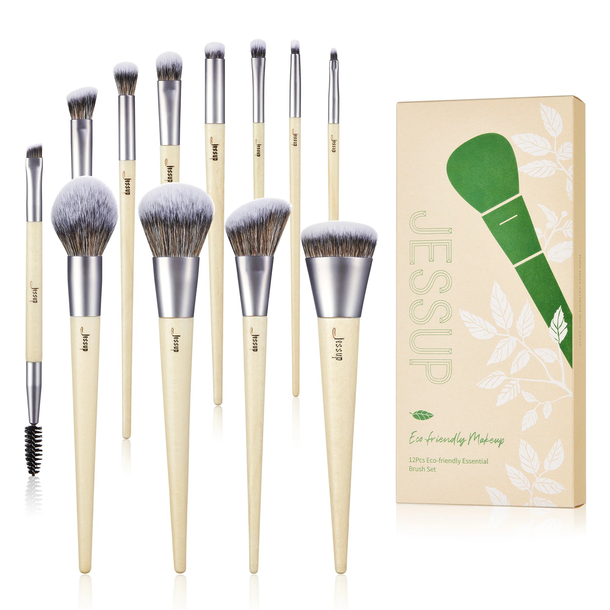 Pinceau de Maquillage Professionnel, Jessup Set,10-14pcs