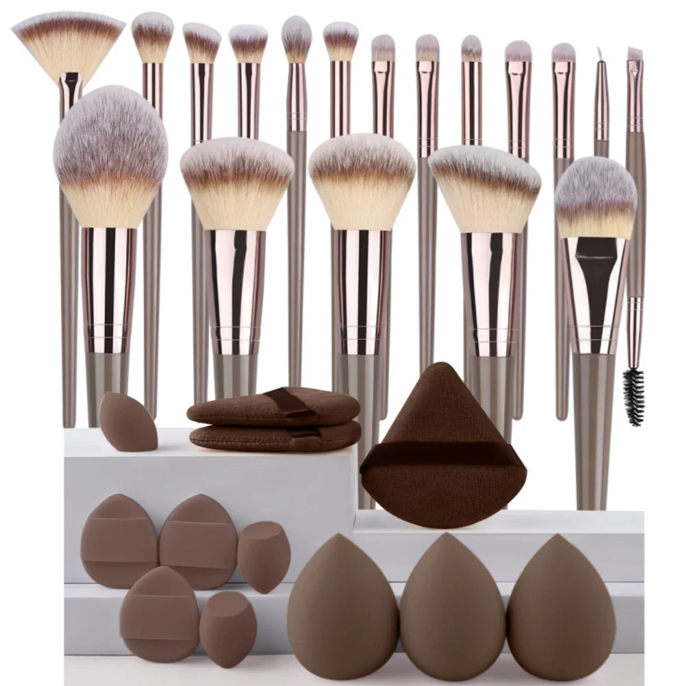 Pinceau de Maquillage Professionnel 3-20Pcs