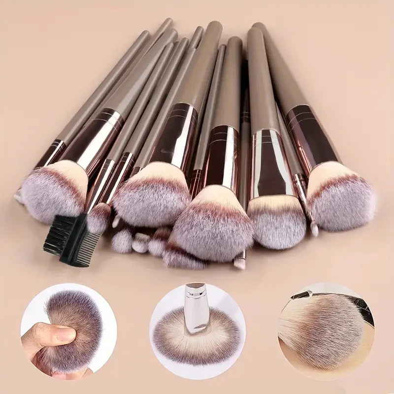 Pinceau de Maquillage Professionnel 3-20Pcs