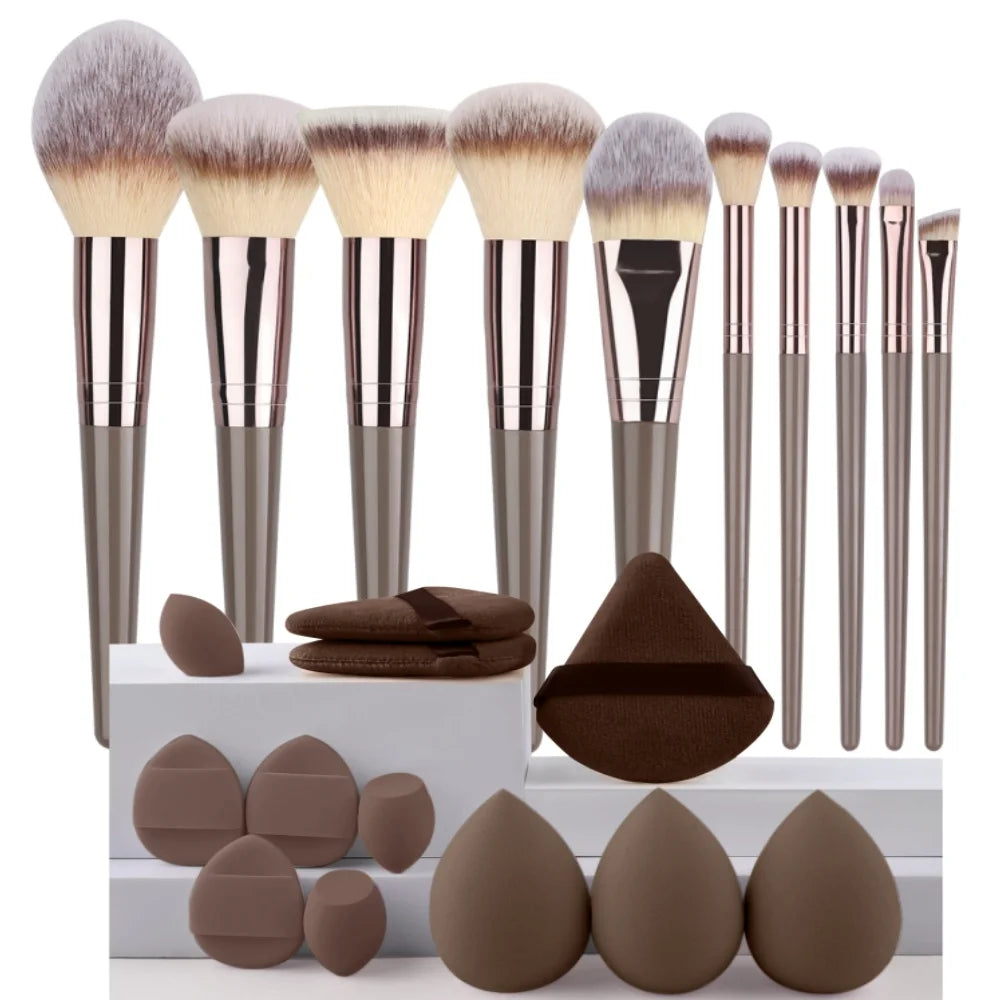 Pinceau de Maquillage Professionnel 3-20Pcs