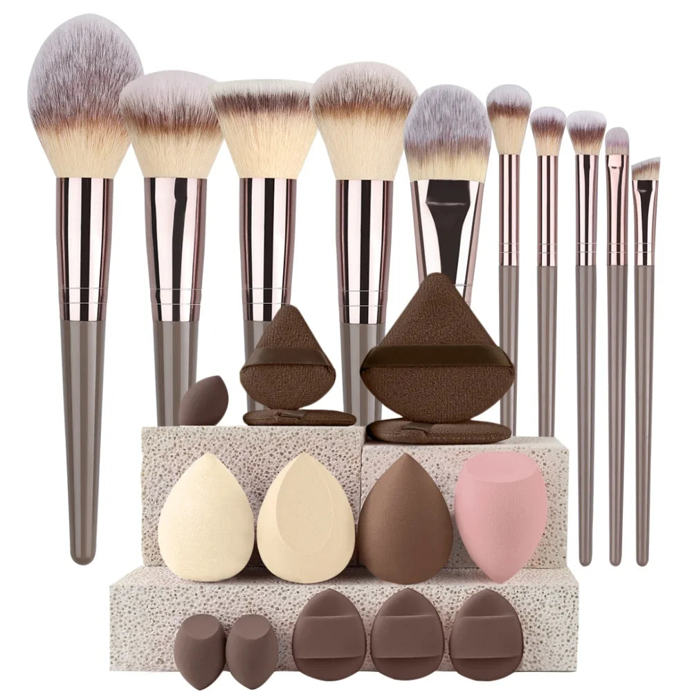 Pinceau de Maquillage Professionnel 3-20Pcs