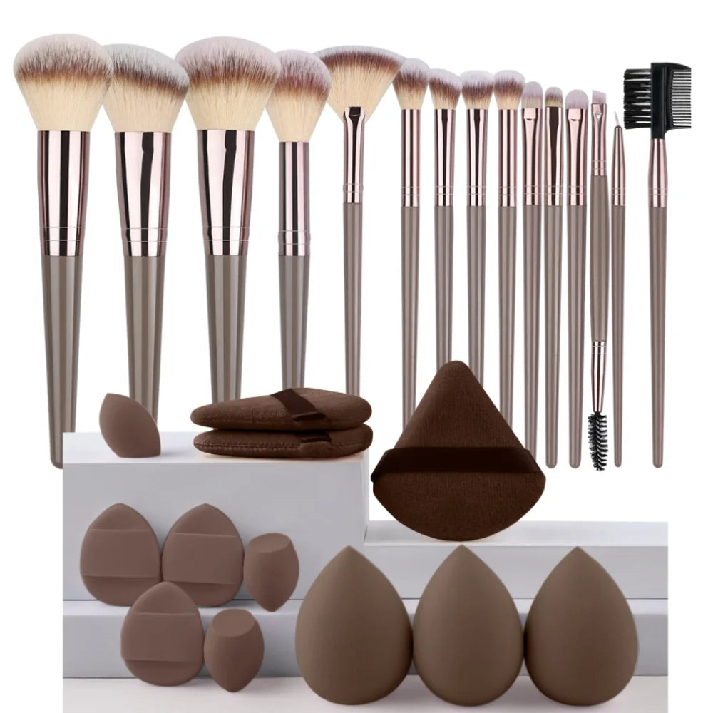 Pinceau de Maquillage Professionnel 3-20Pcs