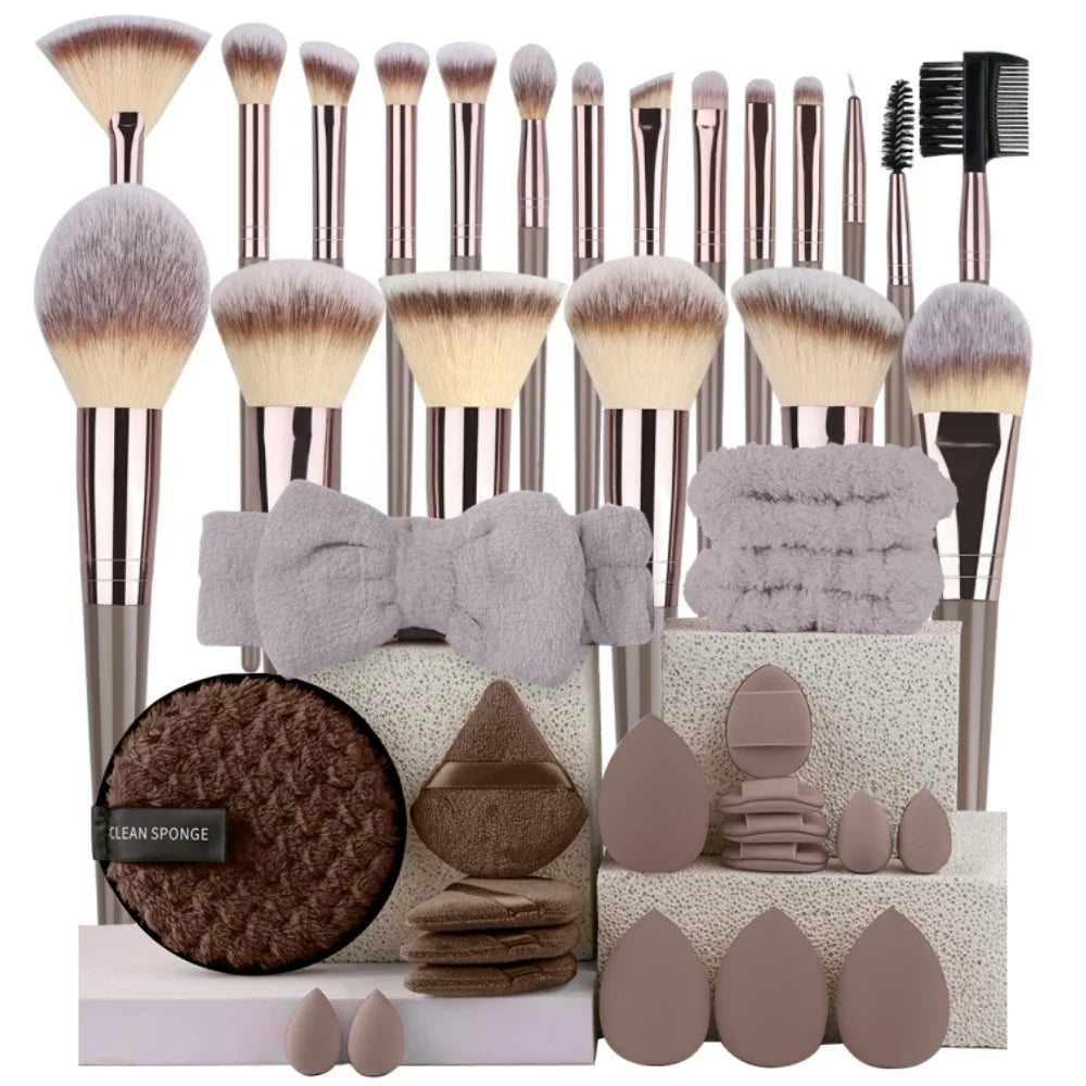 Pinceau de Maquillage Professionnel 3-20Pcs