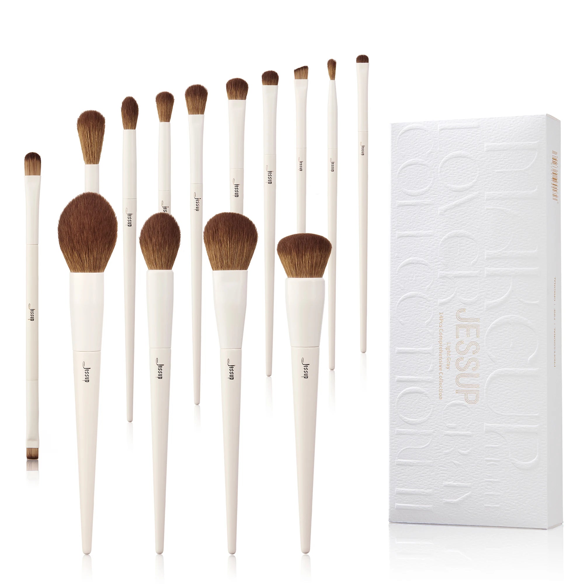 Pinceau de Maquillage Professionnel, Jessup Set,10-14pcs