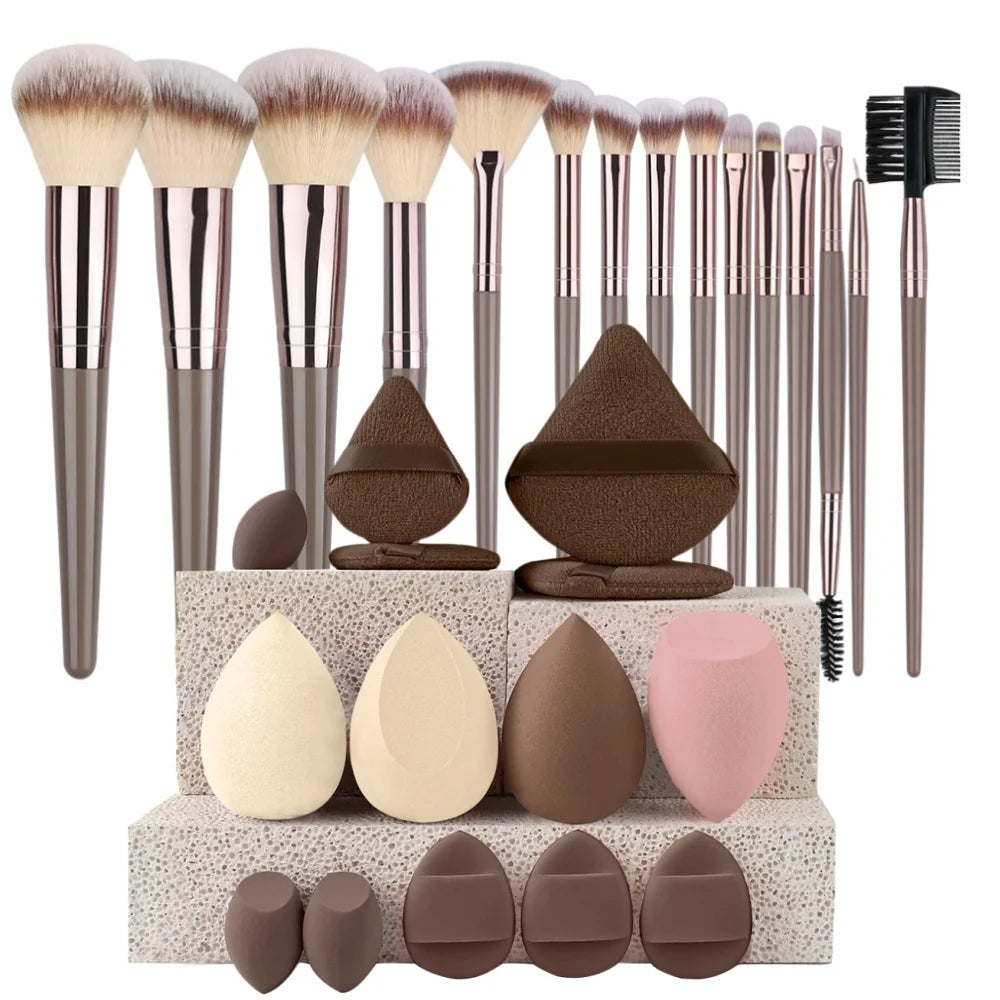 Pinceau de Maquillage Professionnel 3-20Pcs