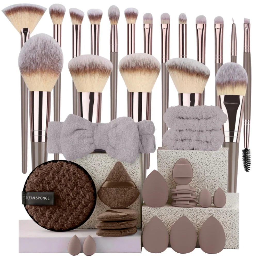 Pinceau de Maquillage Professionnel 3-20Pcs