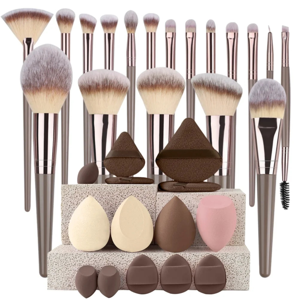Pinceau de Maquillage Professionnel 3-20Pcs