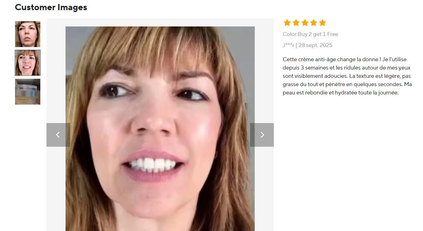 Crème Visage au Collagène 50g – Soin Hydratant Repulpant Jour & Nuit aux Peptides, Cosmétique Coréen Anti-Âge