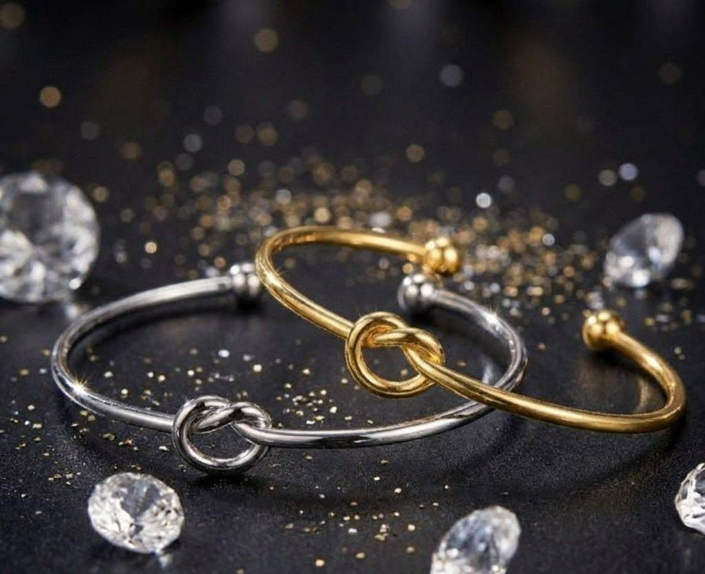 Bracelets Manchette Vintage en Acier Inoxydable