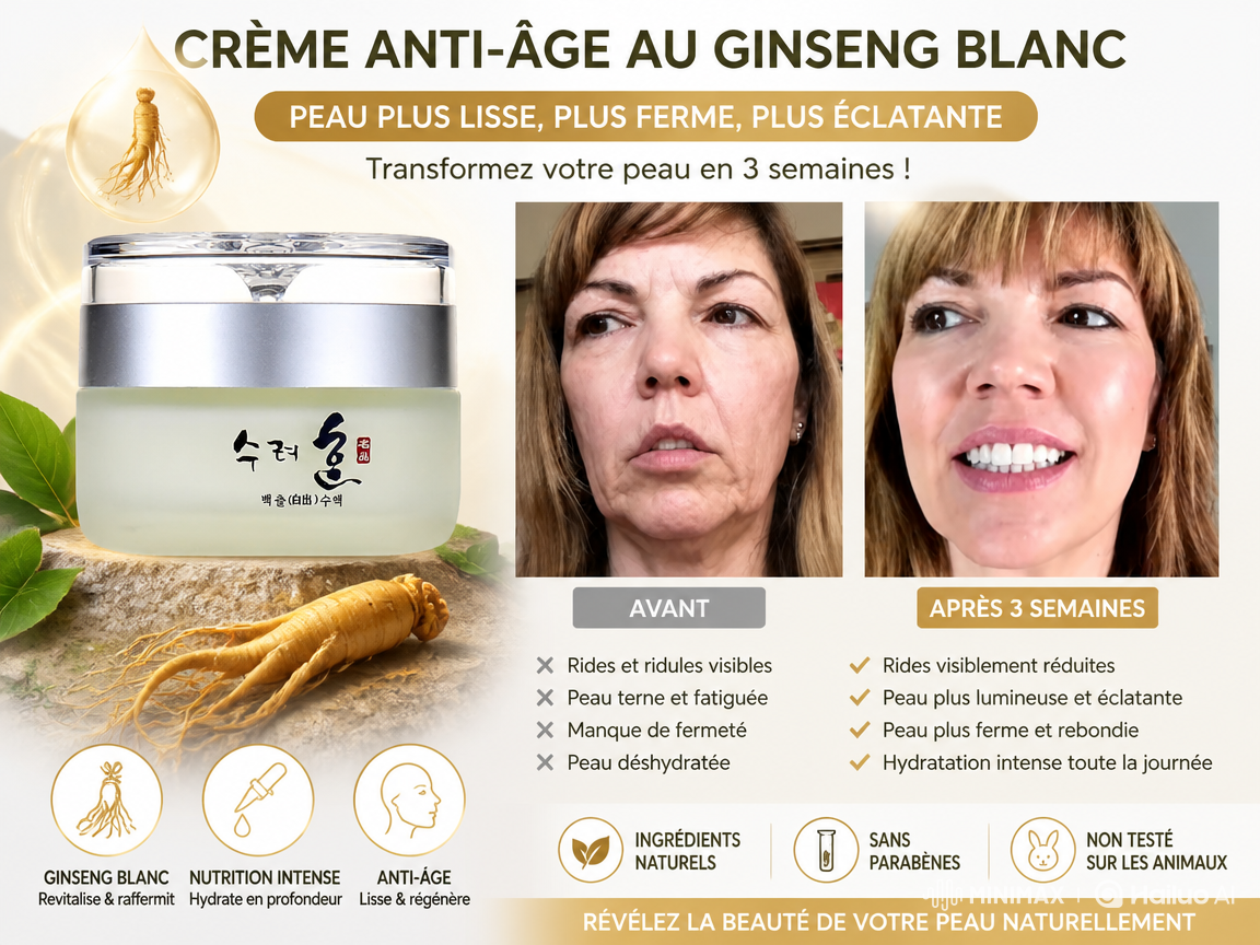 Crème Visage au Collagène 50g – Soin Hydratant Repulpant Jour & Nuit aux Peptides, Cosmétique Coréen Anti-Âge