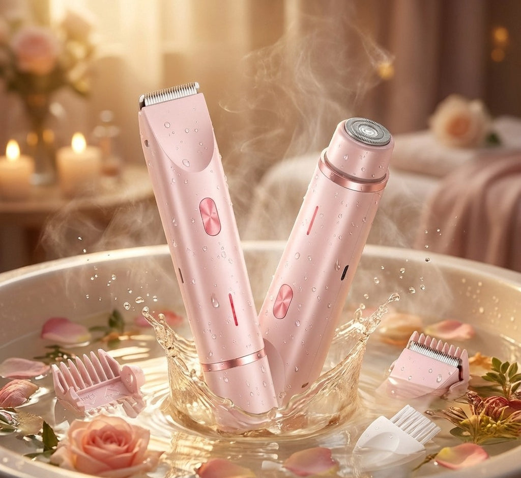 Épilateur et Rasoir Électrique Femme – Doux, Indolore & 2-en-1