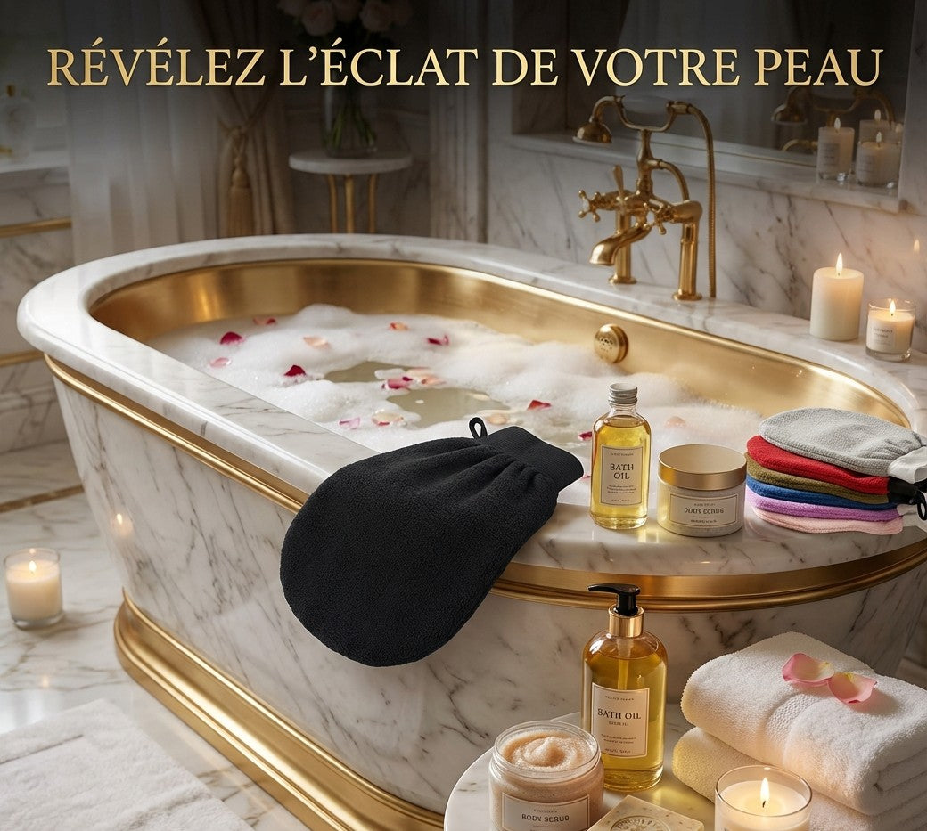Gant Exfoliant de Bain – Peau Douce & Nettoyage Profond