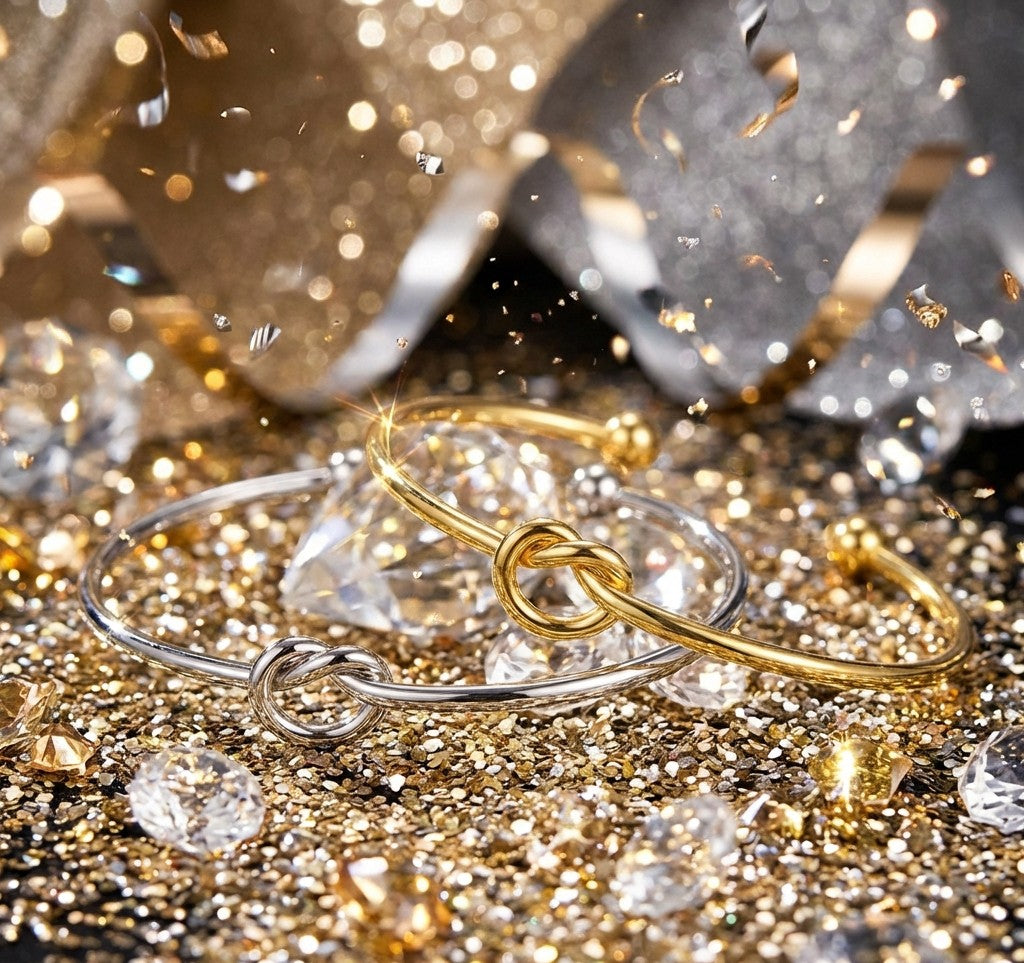 Bracelets Manchette Vintage en Acier Inoxydable