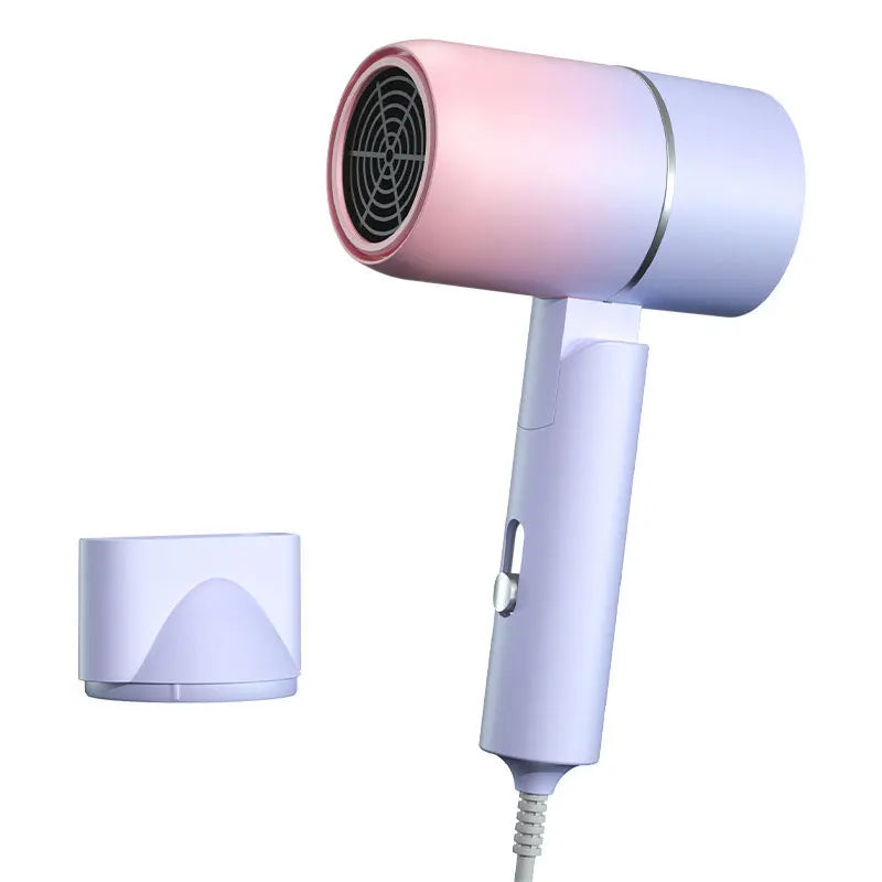 MINI Sèche Cheveux 750W avec Sac de Transport , Air Chaud Thermostatique