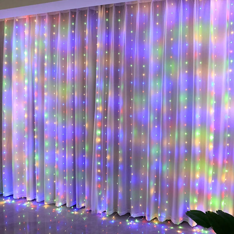 Rideau Lumineux LED à Fil de Cuivre – 8 Modes avec Télécommande USB