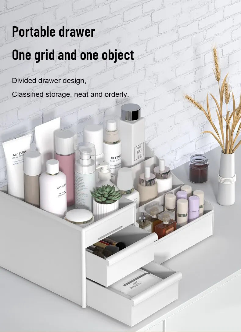 Tiroir de rangement maquillage – Boîte organisatrice de bureau moderne