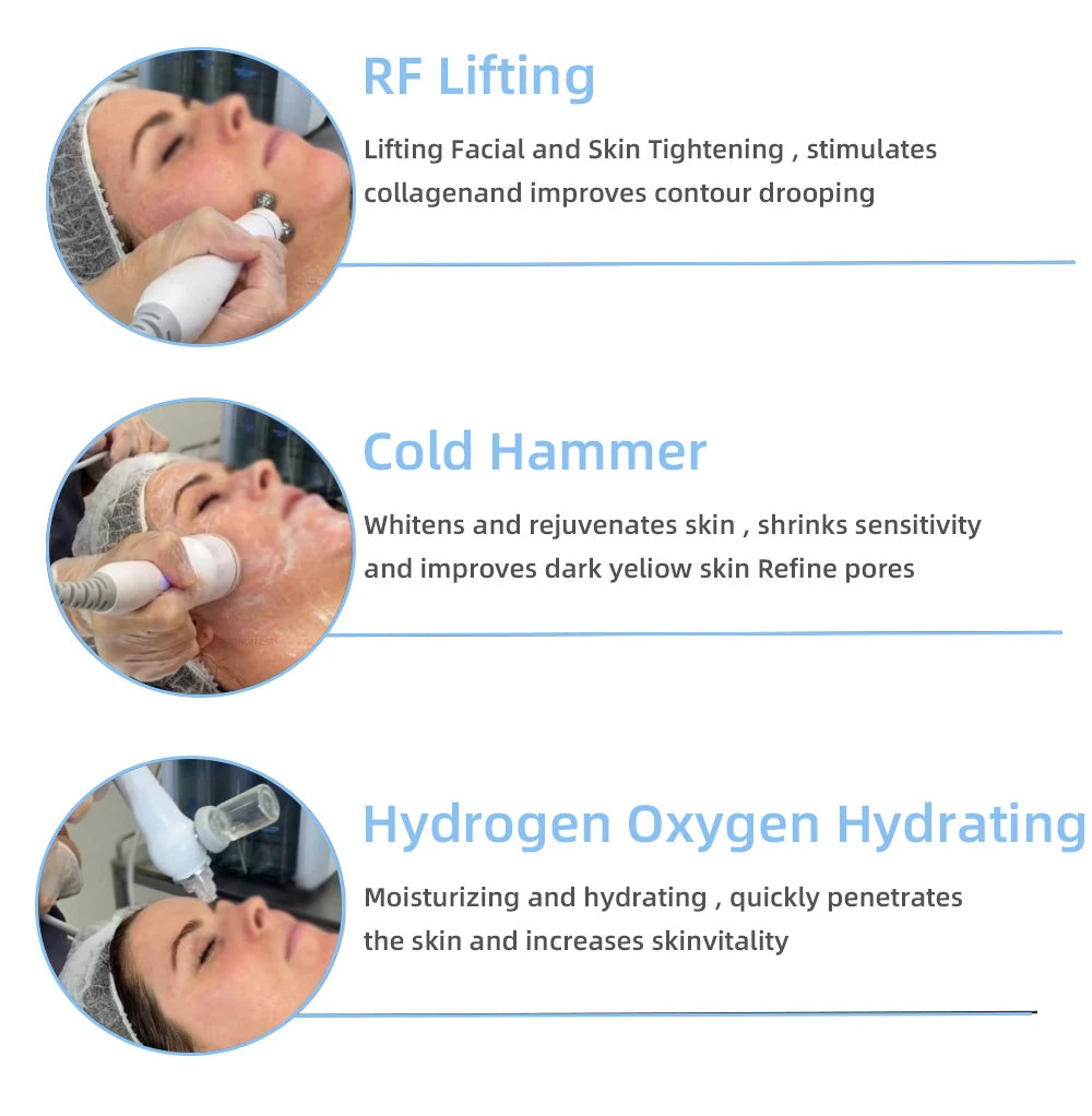 7 en 1 Machine Professionnel Hydra Eau Dermabrasion Instrument de Beauté Nettoyage de la Peau Skin Clean