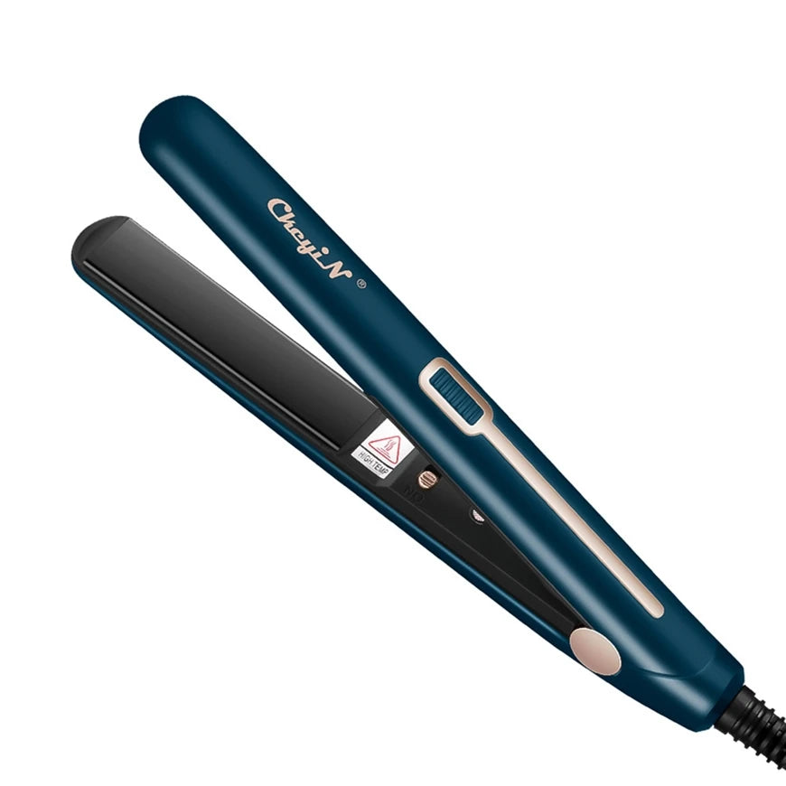 Mini Fer à Lisser & Bigoudi 2-en-1 – Portable, Température Constante 180°C, Double Tension