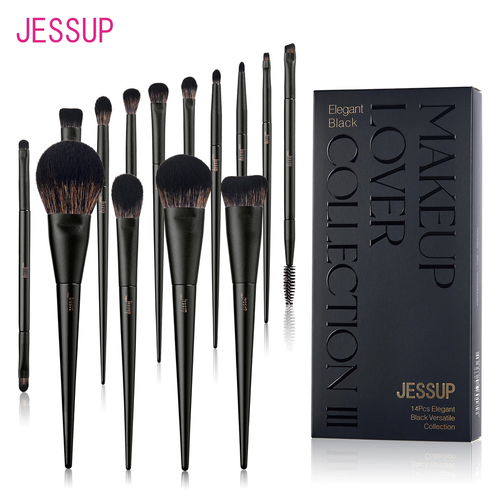 Pinceau de Maquillage Professionnel, Jessup Set,10-14pcs