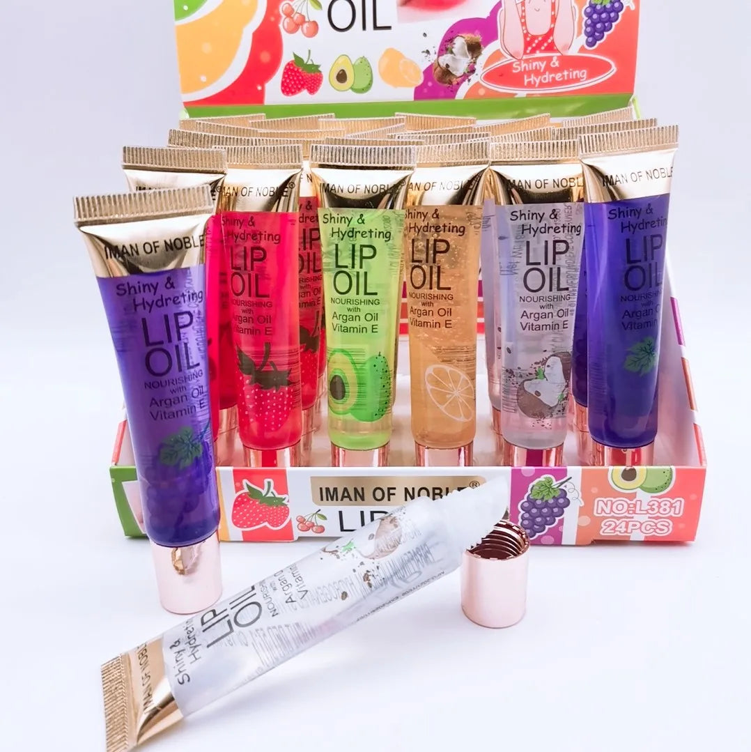 Glory Gloss– Set de 6 Gloss à Lèvres Fruités Hydratants