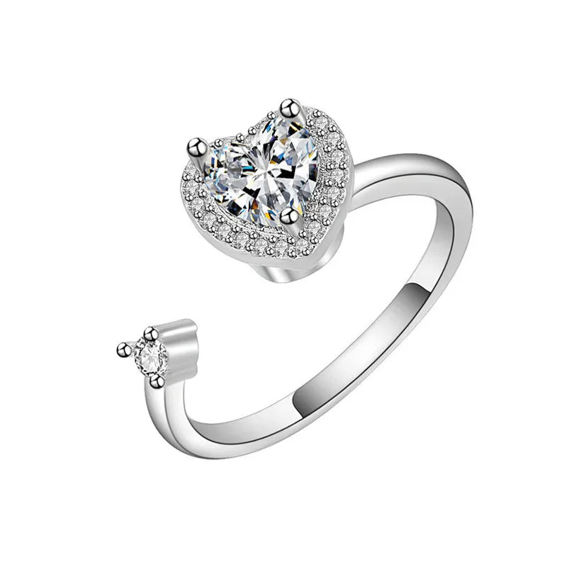 Bague Rotative Anti-Stress pour Femme, Multichoix, Bijoux Élégant
