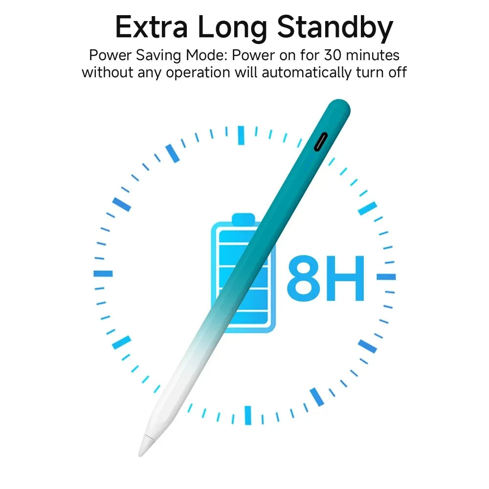 Stylet actile pour IPad – Apple Pencil Compatible avec Indicateurs LED