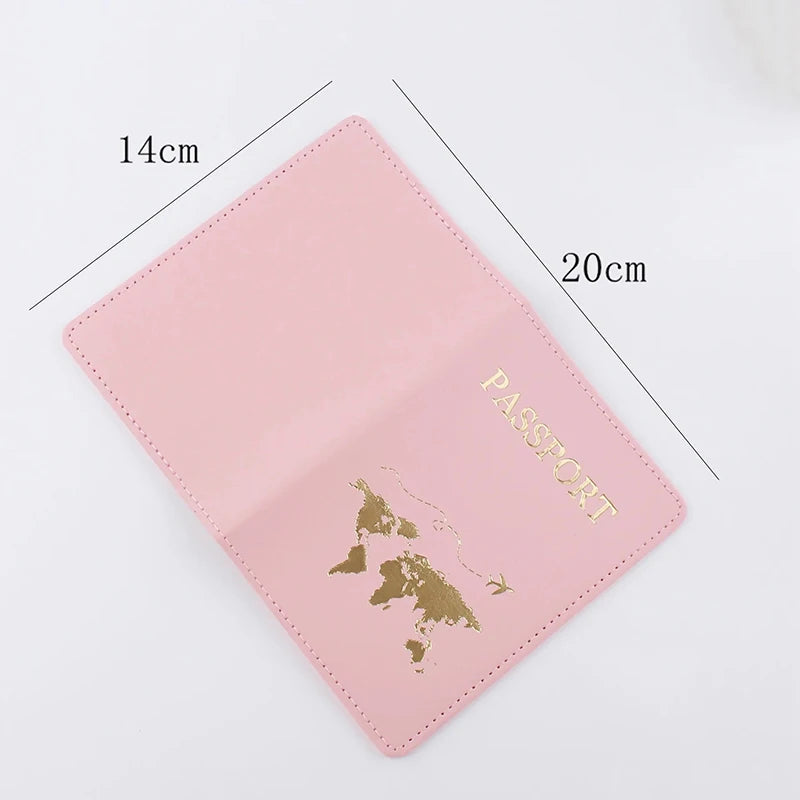 Housse de Protection pour Passeport en Cuir PU – Accessoire de Voyage Unisexe