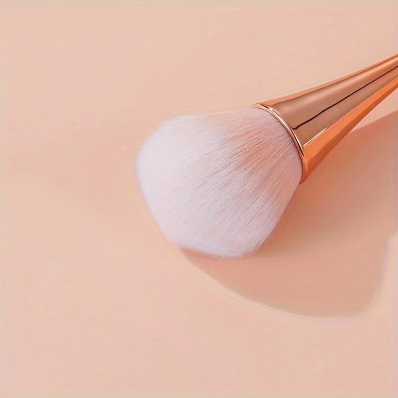 Pinceau Maquillage Éventail Rose Gold