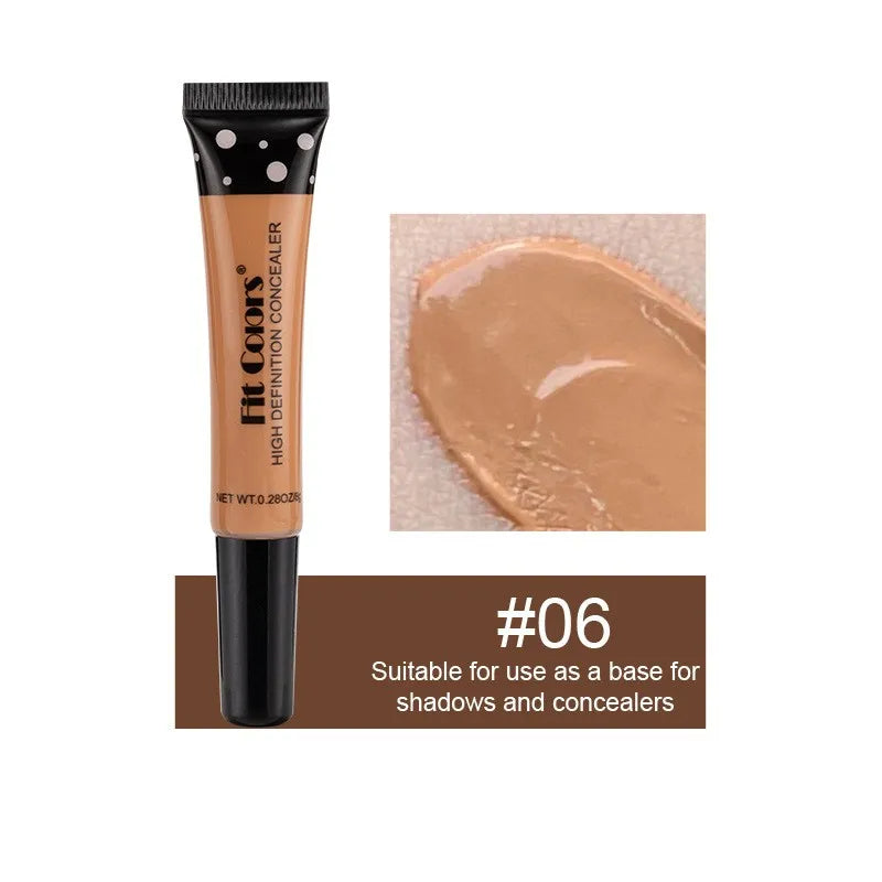 Correcteur plusieurs Choix de Teinte – Fond de Teint Liquide Nourrissant & Hydratant, Couvrance Cernes & Imperfections