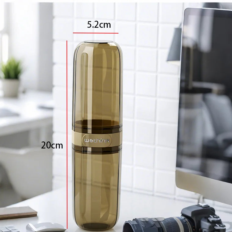 Boîte de Rangement Portable pour Brosse à Dents & Dentifrice