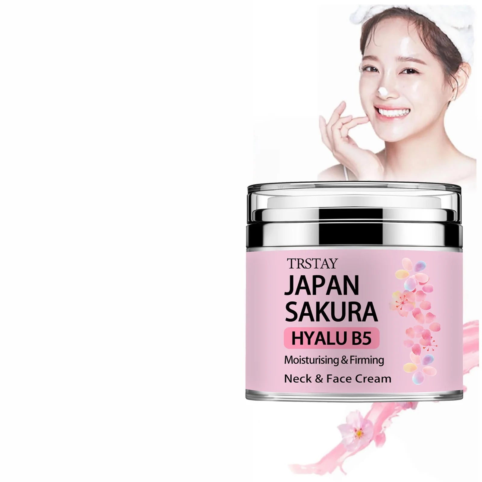 Crème Tonifiante Sakura à l’Acide Hyaluronique