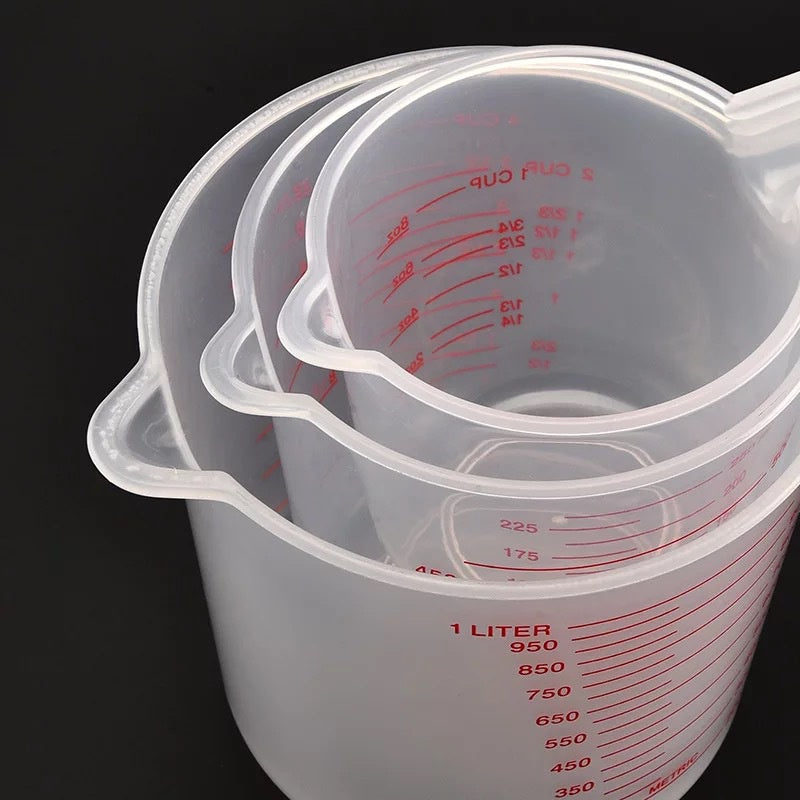 Set de 3 Tasses à Mesurer 250/500/1000 ml – Précision & Polyvalence