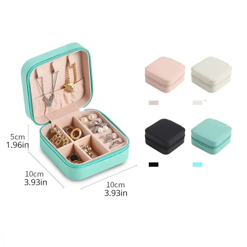 Mini Boîte de Rangement de Bijoux Portable – Voyage & Quotidien
