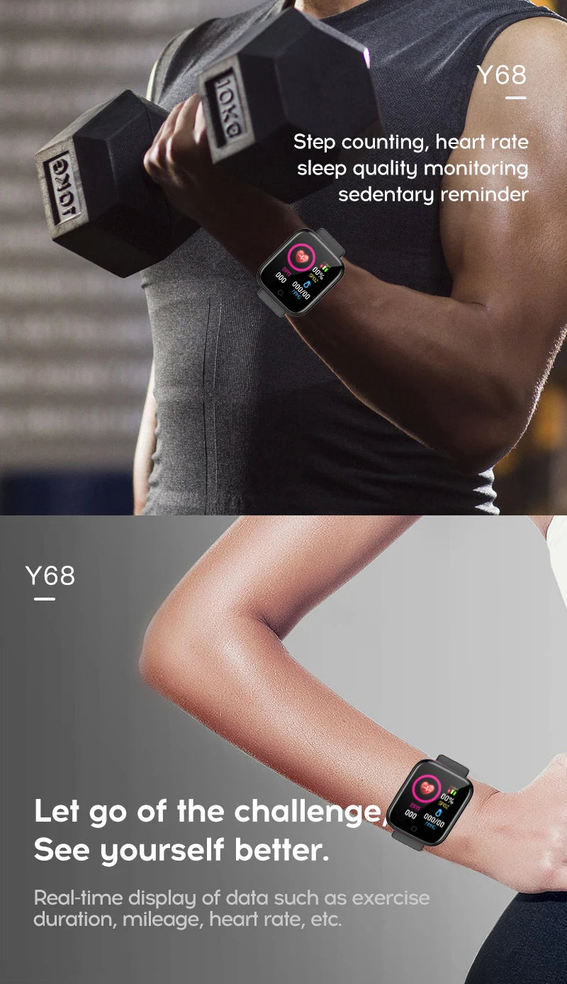 Montre Connectée Bluetooth Sport, Multi-usage – Homme & Femme