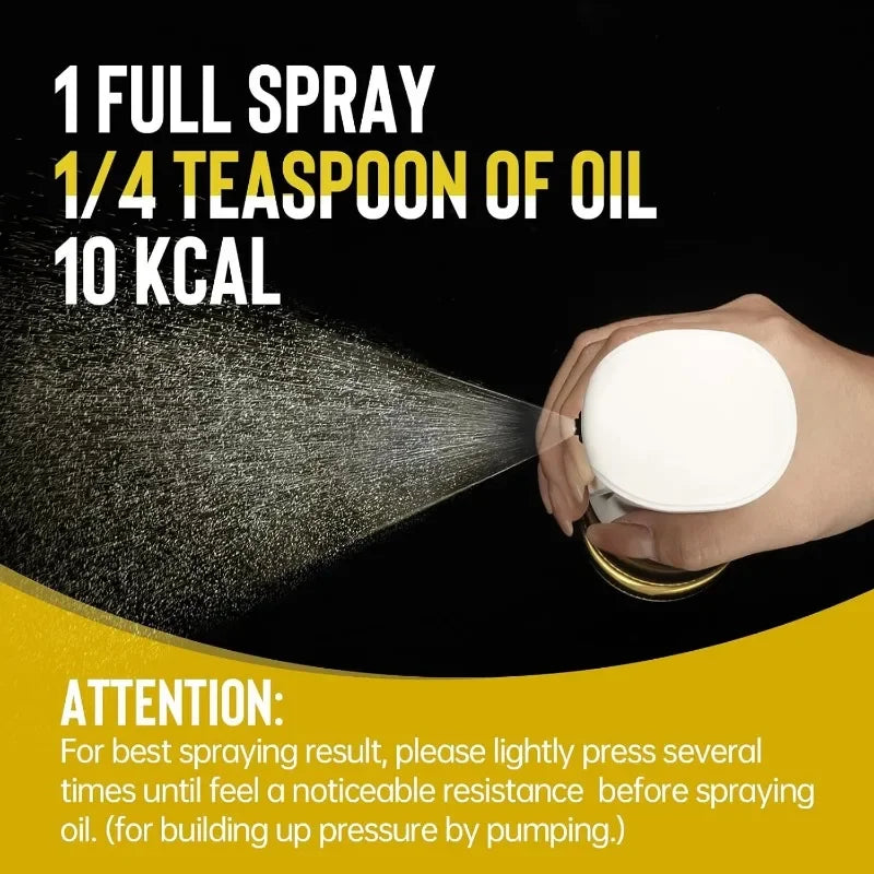 Spray d’Huile de Cuisson Réutilisable – Pulvérisateur Alimentaire 200 / 300 / 500 ml