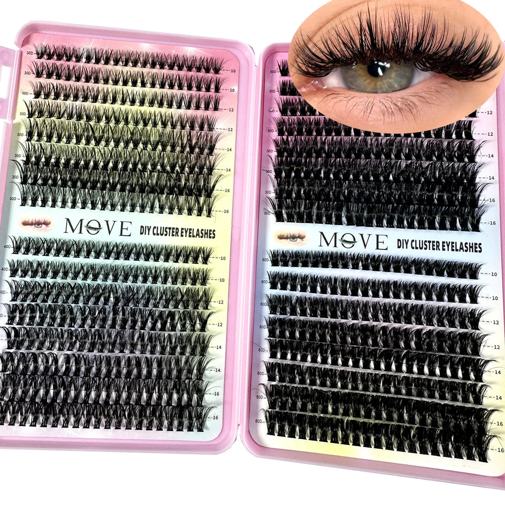 Kit d'Extension de Cils 5D, 3 Taille