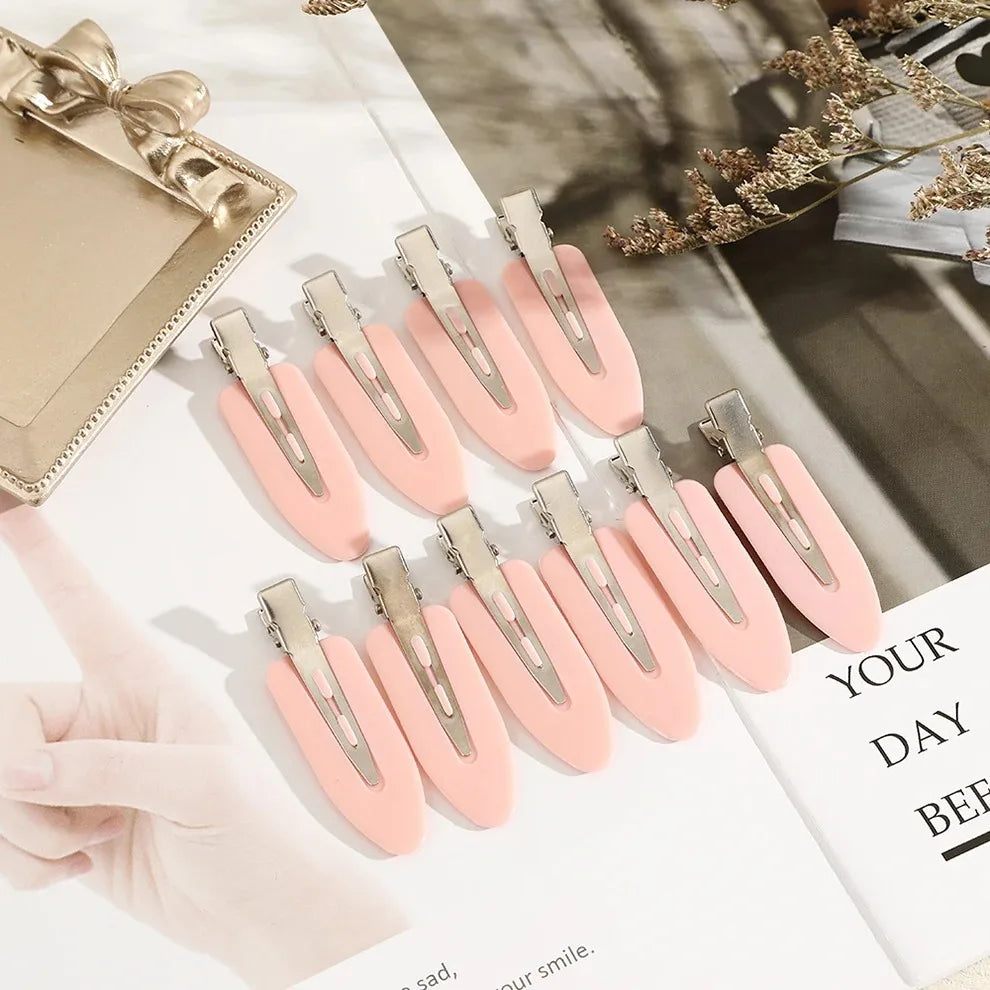Ensemble de 10 Épingles à Cheveux – Pinces Sans Marque pour Maquillage & Coiffure