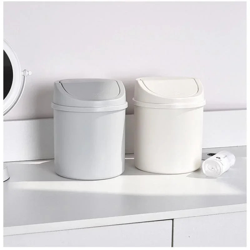 Mini Poubelle de Bureau avec Couvercle – Compacte et Pratique