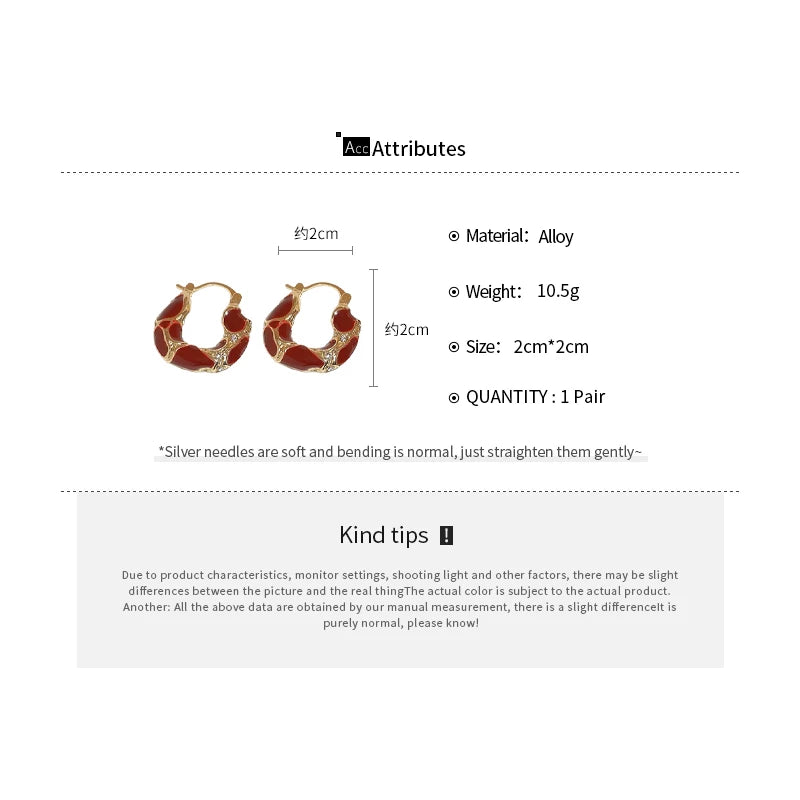 Boucles d’Oreilles Vintage en Forme de U – Élégance Totale - Edition 2026