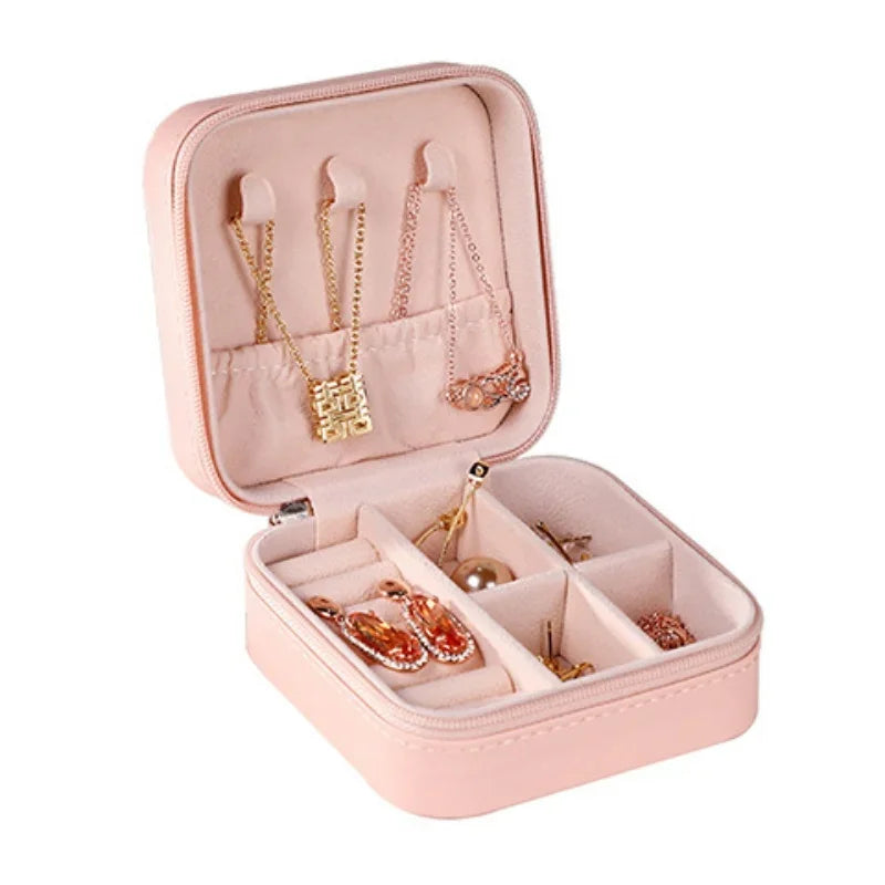 Mini Boîte de Rangement de Bijoux Portable – Voyage & Quotidien