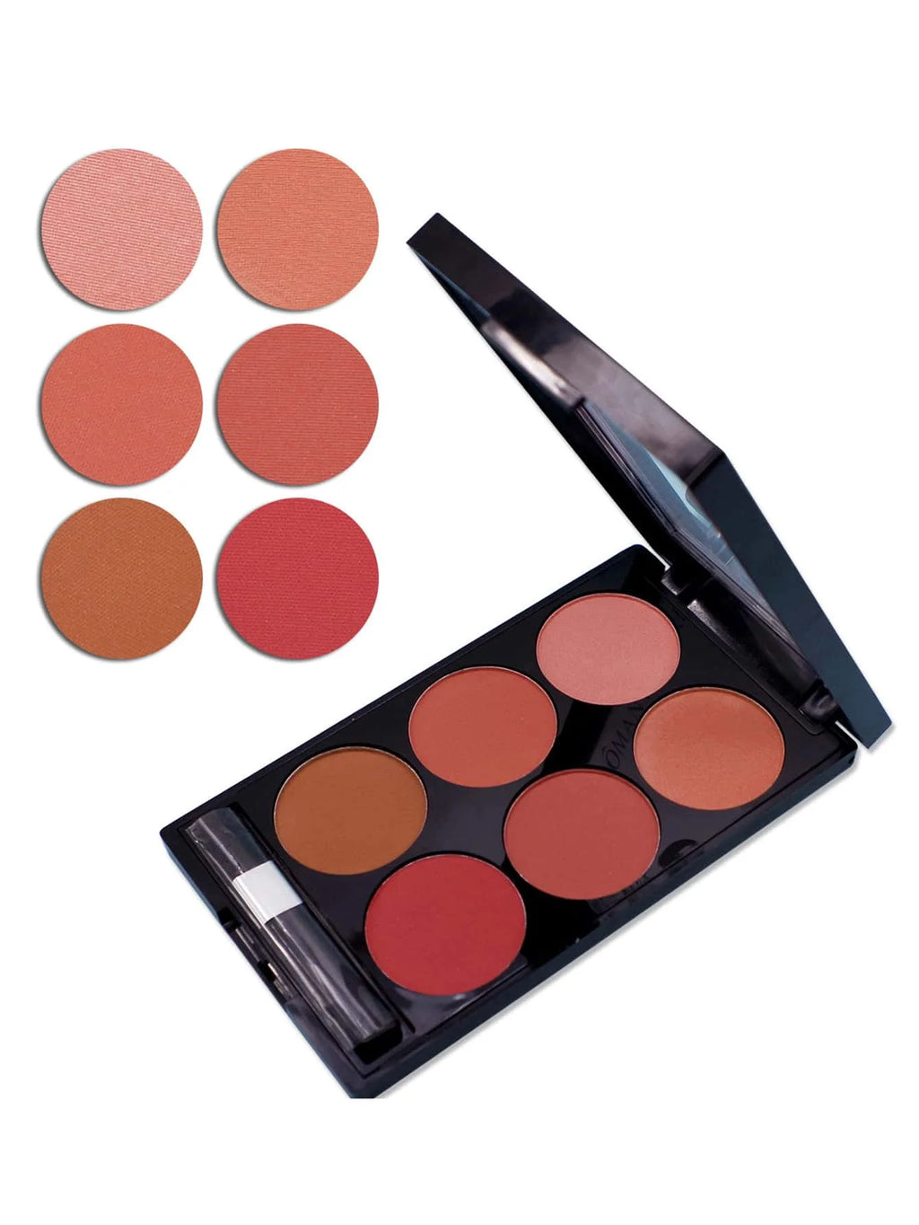 Palette 6pcs, Fards à Joues et Contours