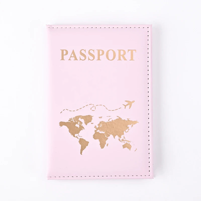 Housse de Protection pour Passeport en Cuir PU – Accessoire de Voyage Unisexe