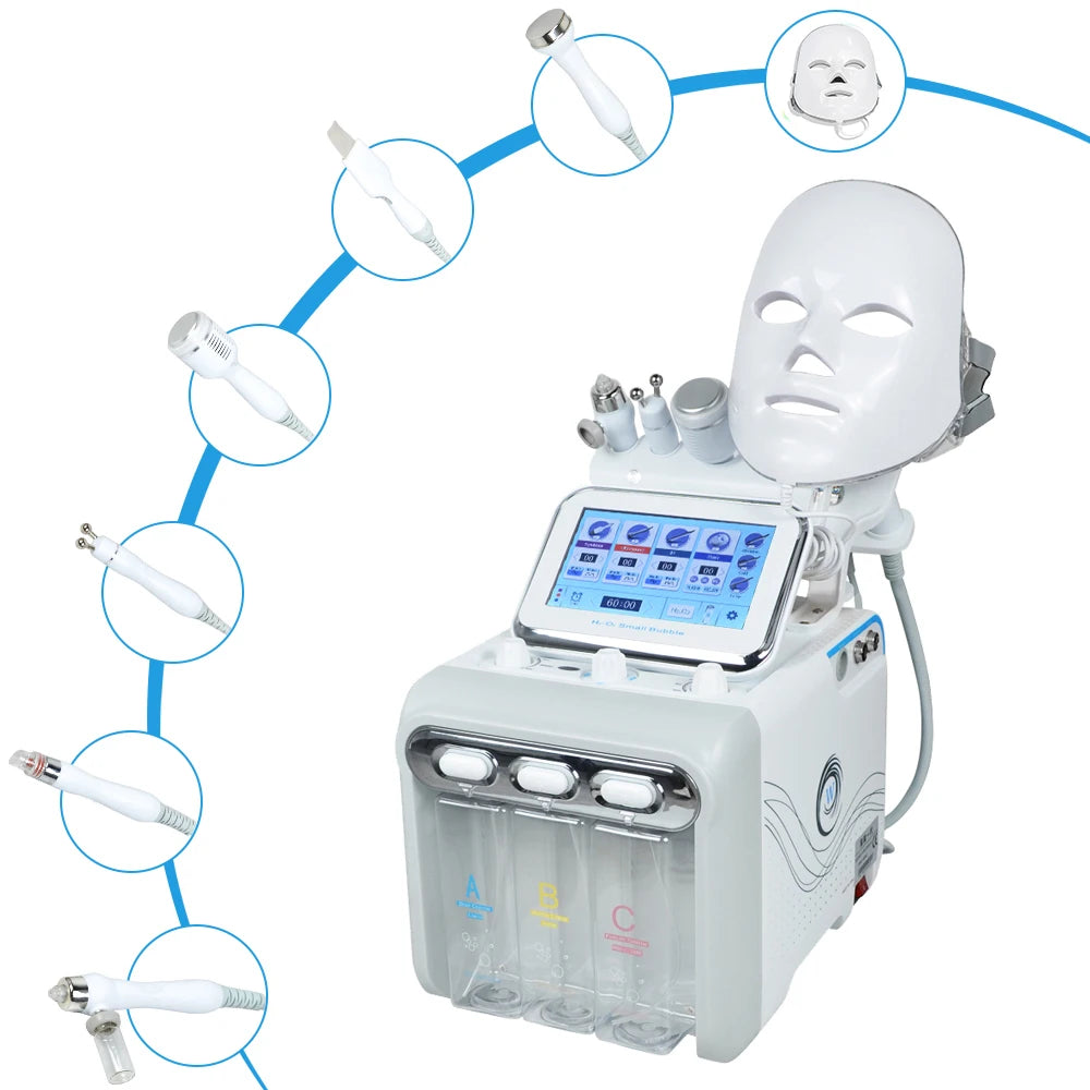 7 en 1 Machine Professionnel Hydra Eau Dermabrasion Instrument de Beauté Nettoyage de la Peau Skin Clean