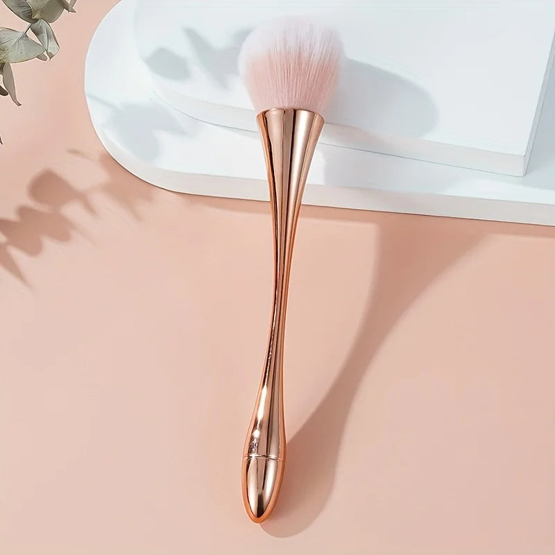 Pinceau Maquillage Éventail Rose Gold