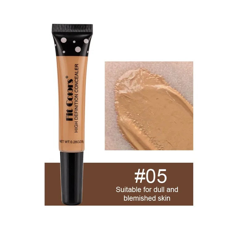 Correcteur plusieurs Choix de Teinte – Fond de Teint Liquide Nourrissant & Hydratant, Couvrance Cernes & Imperfections