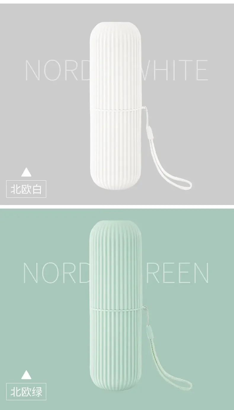 Boîte de Rangement Portable pour Brosse à Dents & Dentifrice
