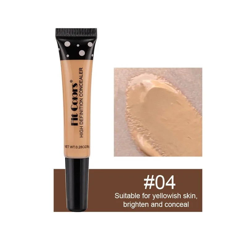 Correcteur plusieurs Choix de Teinte – Fond de Teint Liquide Nourrissant & Hydratant, Couvrance Cernes & Imperfections